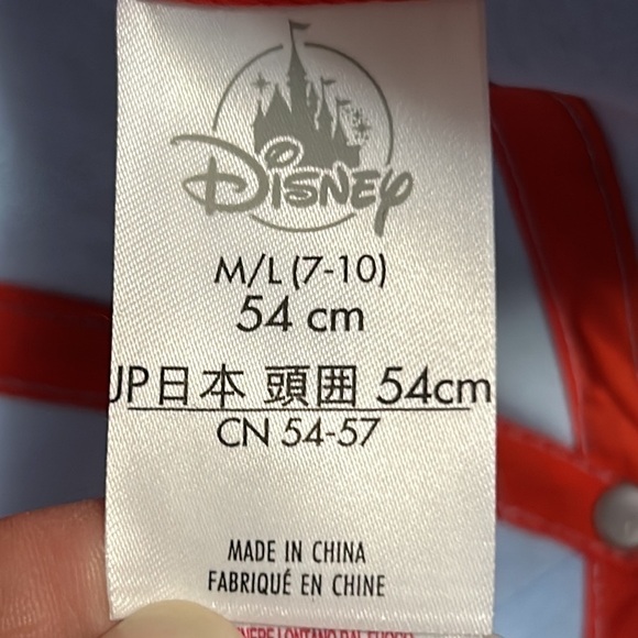 Disney Adjustable Ball Cap, NWT, Light Blue Denim, Embroidered, Light Weight - Picture 5 of 6